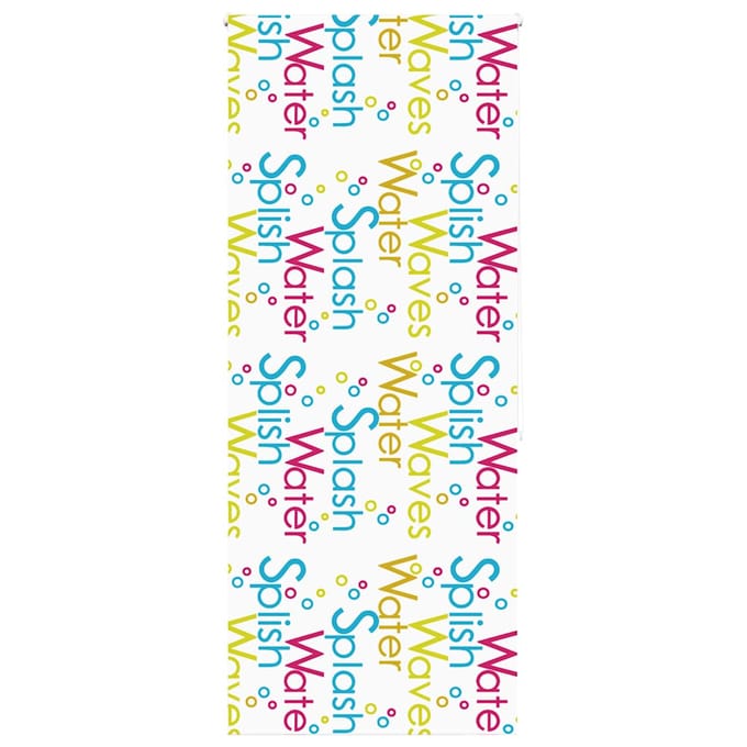 vidaXL - Doucherolgordijn - 110x240 - cm - stofbreedte - 106 - cm