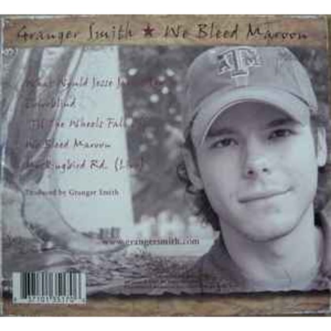 CD GRANGER SMITH - We Bleed Maroon GEEN Haylair Music 2007 US Country Gebruikt