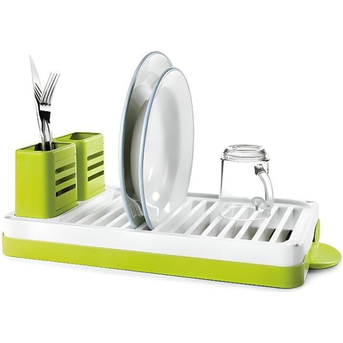 Afwasrek - IBILI - Compact - Plastic - 14 borden - Demonteerbaar