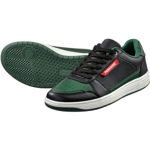 PARKSIDE Heren sneakers (zwart/groen, 43)