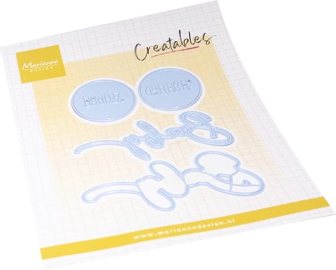Marianne Design Creatable, Baby boy & girl text