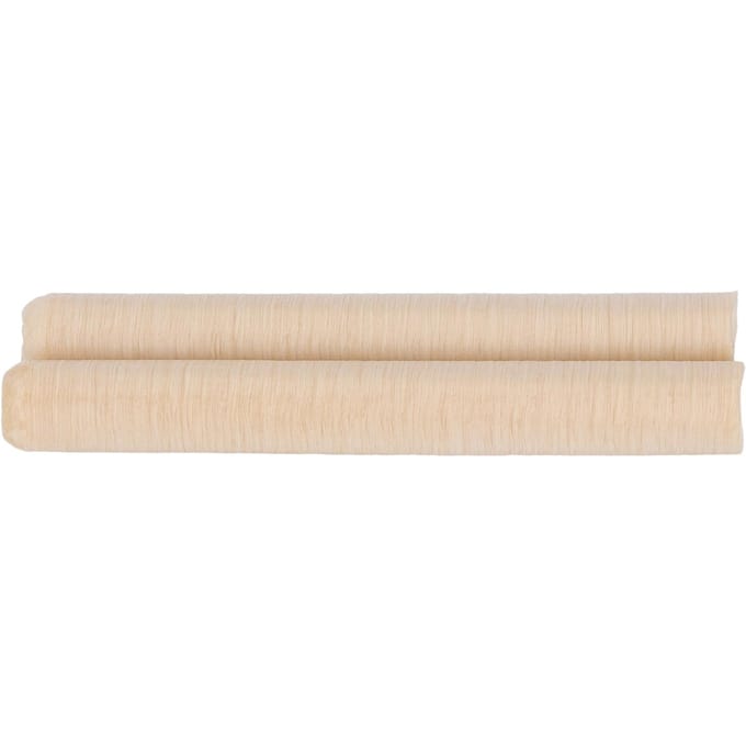 2 stuks collageen worstomhulsel gedroogd natuurlijk handgemaakt worstomhulsel voor thuis 19mm beige
