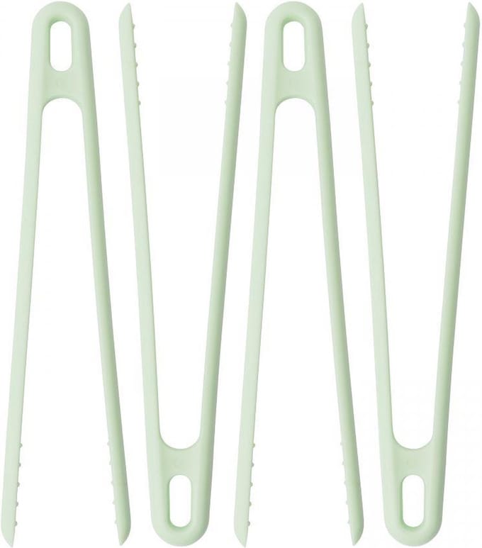 LEO Set grilltangen (4 x) mintgroen - Groen -