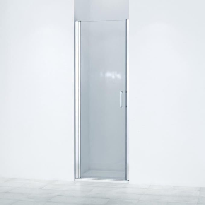 FugaFlow Efficiente Vetro 6211 Douchedeur - 60x200cm - profiel veiligheidsglas - anti kalk - chroom