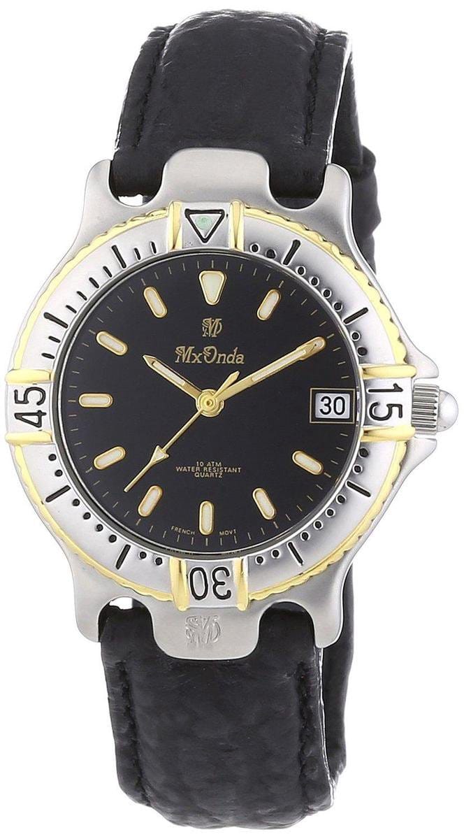 Mx Onda 32-1201-44 Horloge - Leer - Zwart - Ø 31 mm