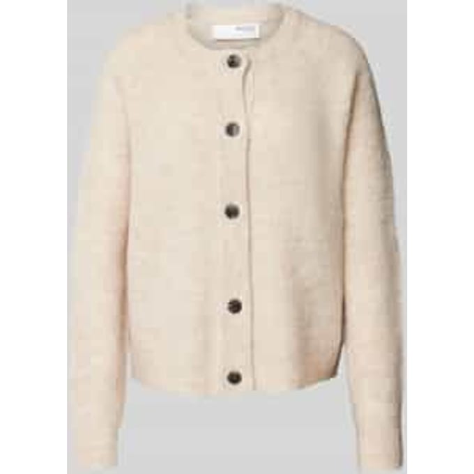 Regular fit cardigan van wolmix met alpaca-aandeel model 'LULU'