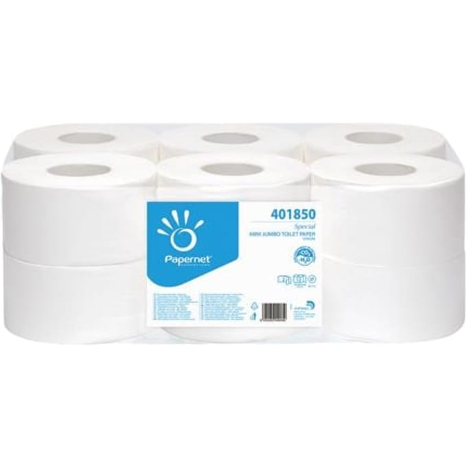 Papernet toiletpapier Special Mini Jumbo 2-laags 557 vellen pak van 12 rollen
