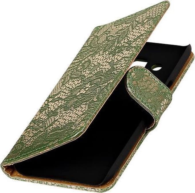 BestCases.nl Nokia 5 Lace booktype hoesje Donker Groen