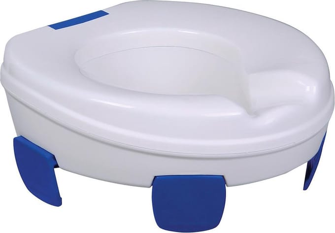 All4Fysio Huisselectie Toiletverhoger 11 cm met Fixatie clips