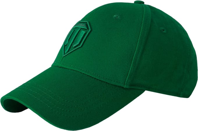World Of Tanks - Baseball Pet - Logo - Groen