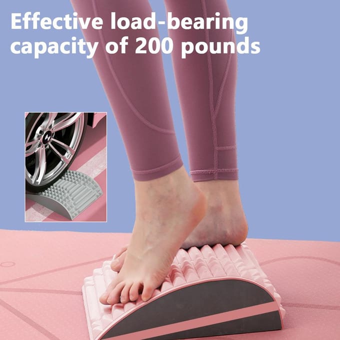 Rugstretcher Kussen Nek Lendensteun Houdingcorrector Massager Nek Taille Rug Ischias Hernia Spierontspanning blauw