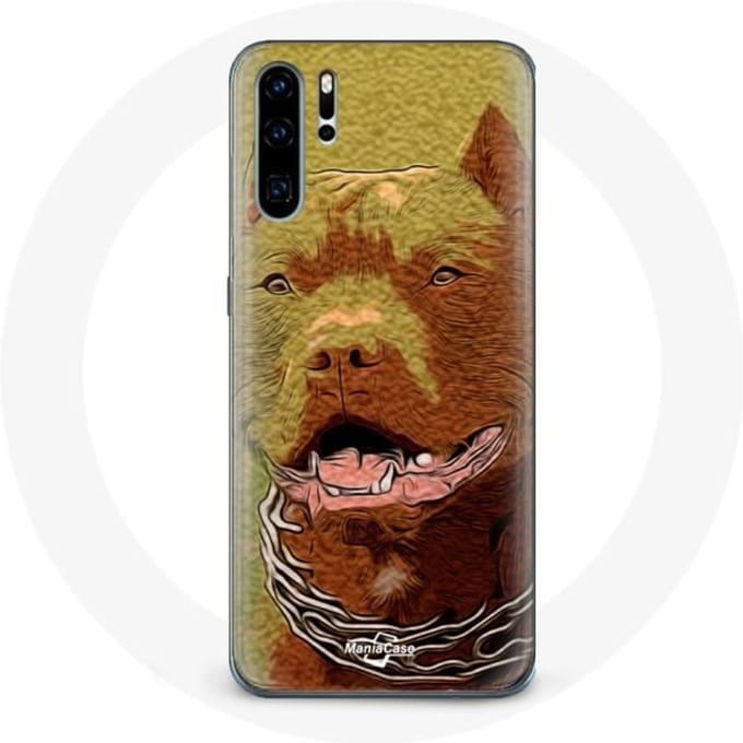 Coque pour Huawei P30 American Pit Bull Terrier