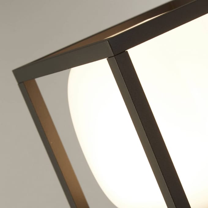 Searchlight Athene LED tuinpadverlichting, IP54, zwart, hoogte 65 cm, metaal