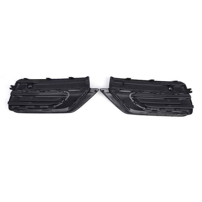 2 stuks Front Lower Bumper Grilles ABS Mistlamp Grille Vervanging voor Volvo XC90 2020 EN VERDER Left+Right A