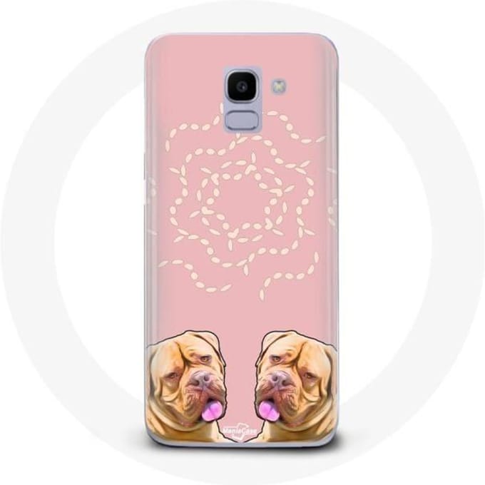 Coque - Samsung - Galaxy A8 2018 - Dogue de Bordeaux - Symétrique - Souple