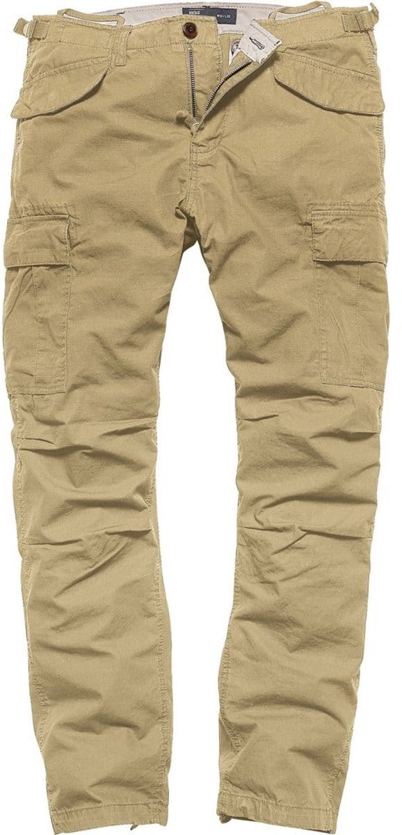 Vintage Industries Cargo-broek Miller M65 Pants Dark Khaki