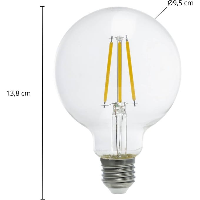 Arcchio LED lamp Globe G95 E27 3,8 W 3.000 K filament lamp