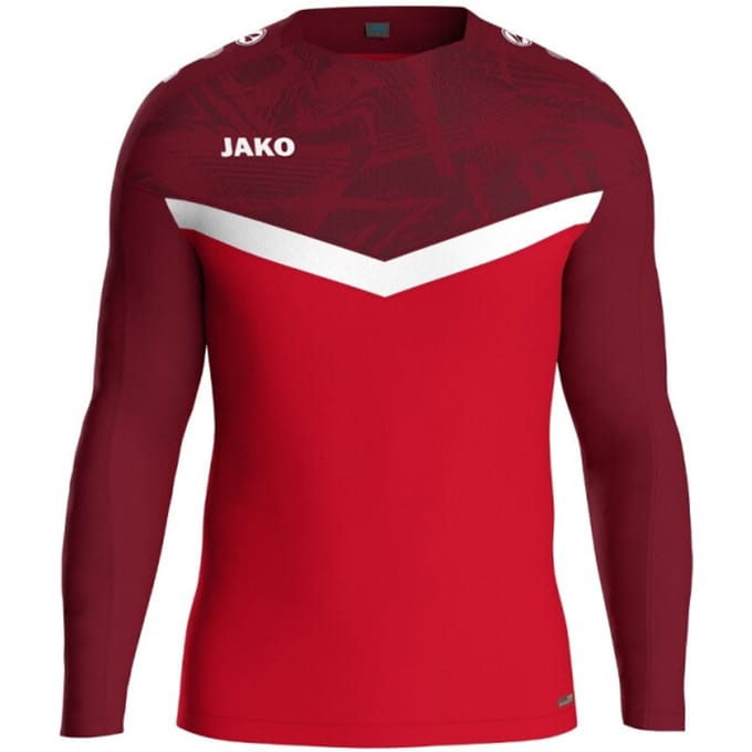 Jako Iconic Sweater Kinderen - Rood / Bordeaux | Maat: 152