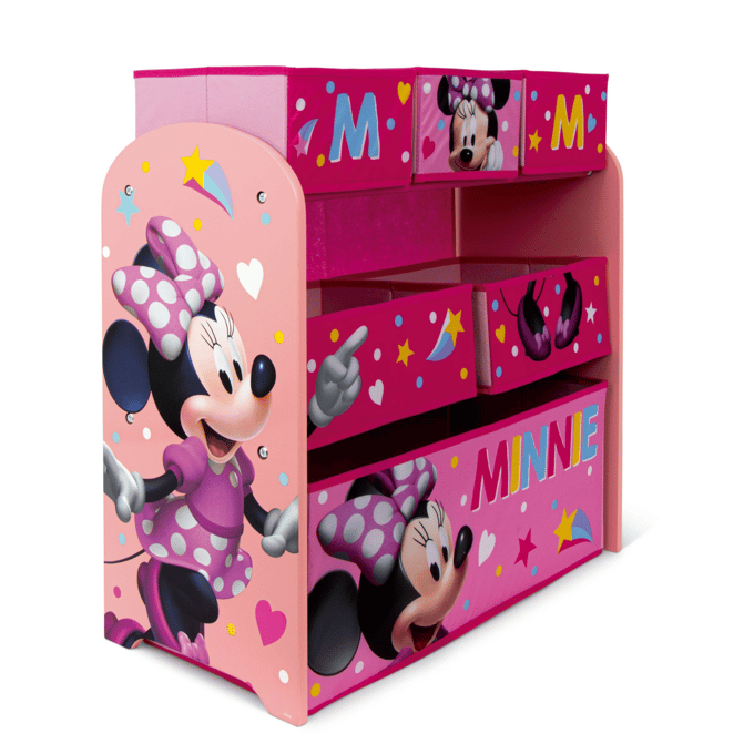 Arditex Opbergrek Minnie Mouse 62 X 30 Cm Hout Roze 7-delig