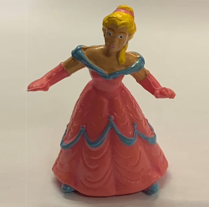 Disney - Doornroosje Speelfiguurtje - Taarttopper