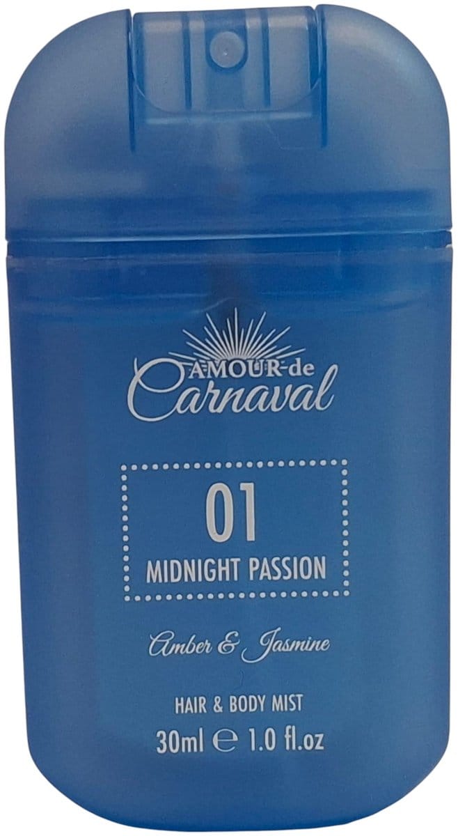 Amour de Carnaval 01 Midnight Passion Hair & Body Mist – Amber & Jasmine – 30 ml