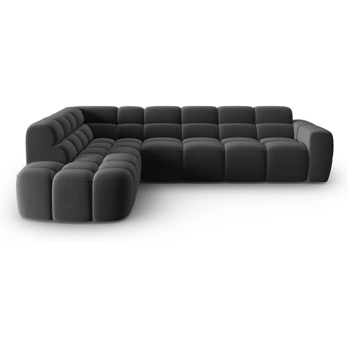5-zits hoekbank Lisa velvet | Micadoni