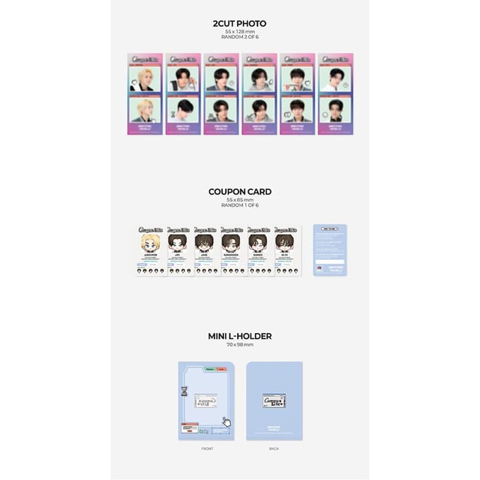 [Précommande] ENHYPEN - [Collection de cartes de réduction ENHYPEN WORLD] CAMPUS LIFE SPECIAL ver. white