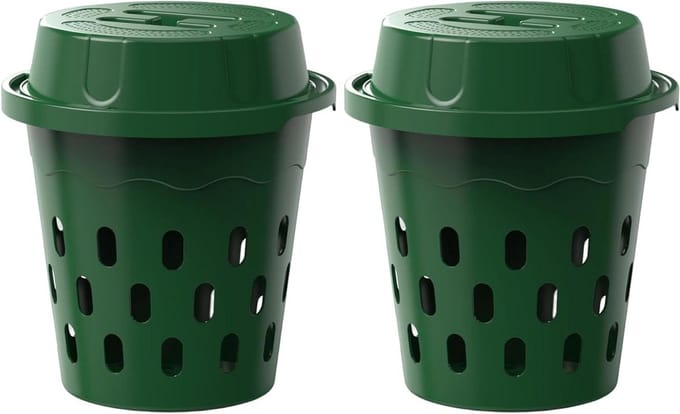 Wormenbak In Grond - Compostbak Tuin - Afval Recyclen - Efficiënte Afvalverwerking - 12 Liter - Groen