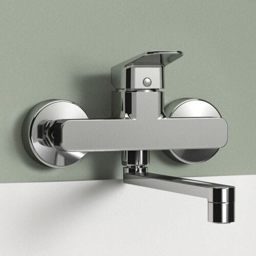 Ideal Standard Single Lever Wall Kitchen Faucet Spout 20 cm BD340AA