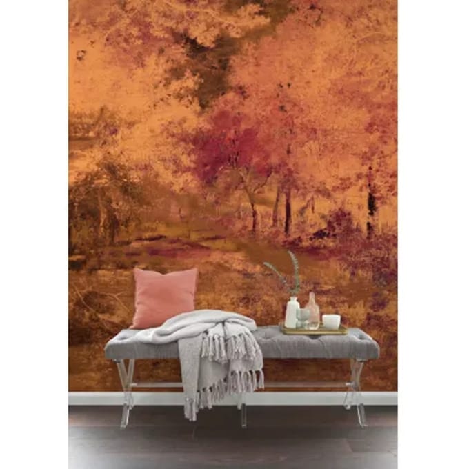 Fotobehang Autumna - Meerkleurig - 2,80m X 200cm