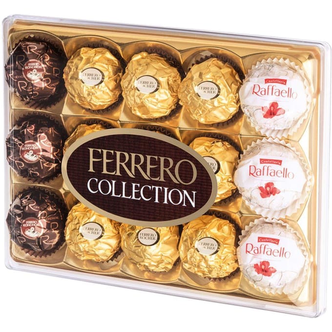 Ferrero Collection Chocolade 3x RondNoir - 9x Ferrero Rocher - 3x Raffaello - 172g