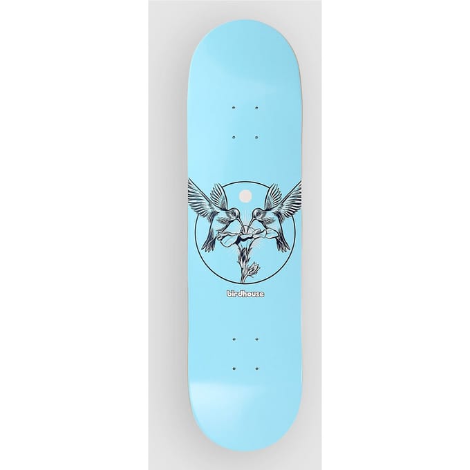Birdhouse Hummingbird Logo 8.25" Skateboard Deck blauw
