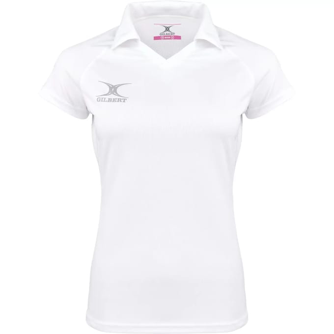 Gilbert Netball Eclipse Shirt Girls - 7 - 8 Yrs - Wit