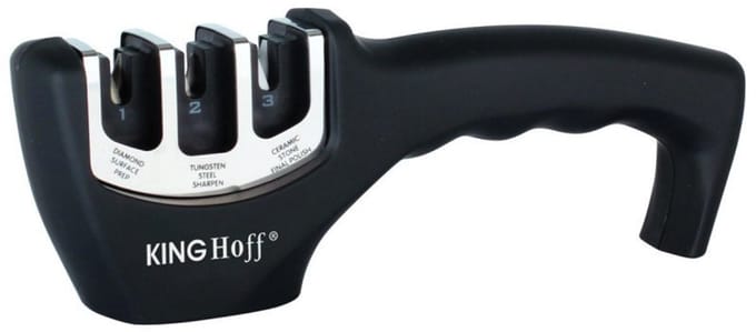 Kinghoff KH-1116 - Drietraps Messenslijper - Antislip Basis