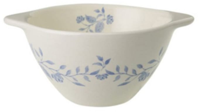 Fleurs Bleues soepkop Pagi 43cl blauw decor, per stuk