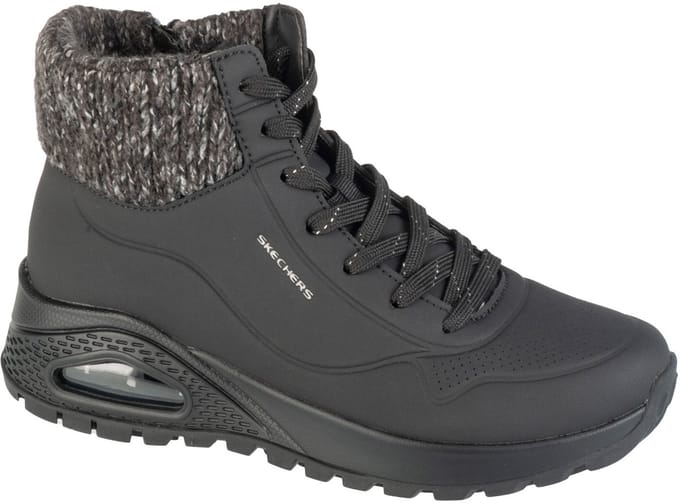 Skechers Uno Rugged - Darling, Vrouwen, Zwart, Laarzen, maat: 35,5