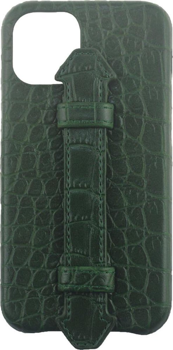 iPhone 12 Pro Max Hoesje Groen Met Kroko Print – iPhone 12 Pro Max – Cover iPhone 12 Pro Max - Hoesje iPhone 12 Pro Max – iPhone 12 Pro Max Case