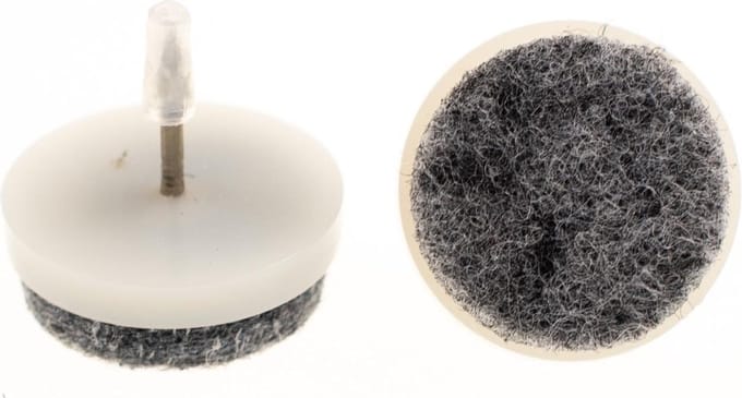 Verlofix Viltnagel Diameter 20mm Nylon Wit 4stuks