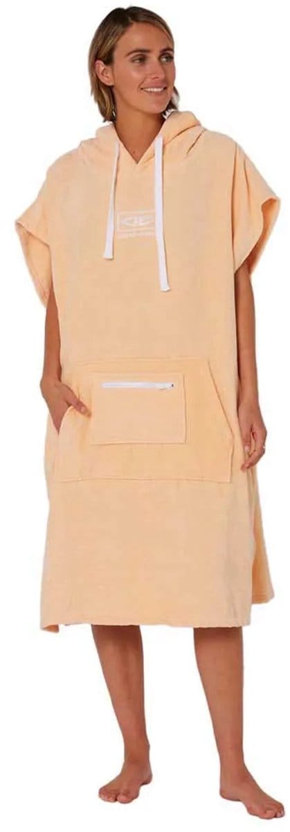 Ocean & Earth Hooded Poncho Oranje