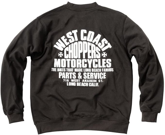 WCC West Coast Choppers Trui / Sweatshirt Parts Sweatshirt WCCSW006ZW