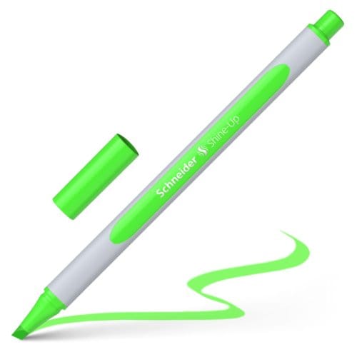 Schneider tekstmarker - Shine-Up - groen - markeerstift - S-112004