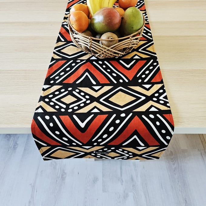 Set van 2 Tafellopers | 200x35cm | Gemaakt Van 100% Katoen