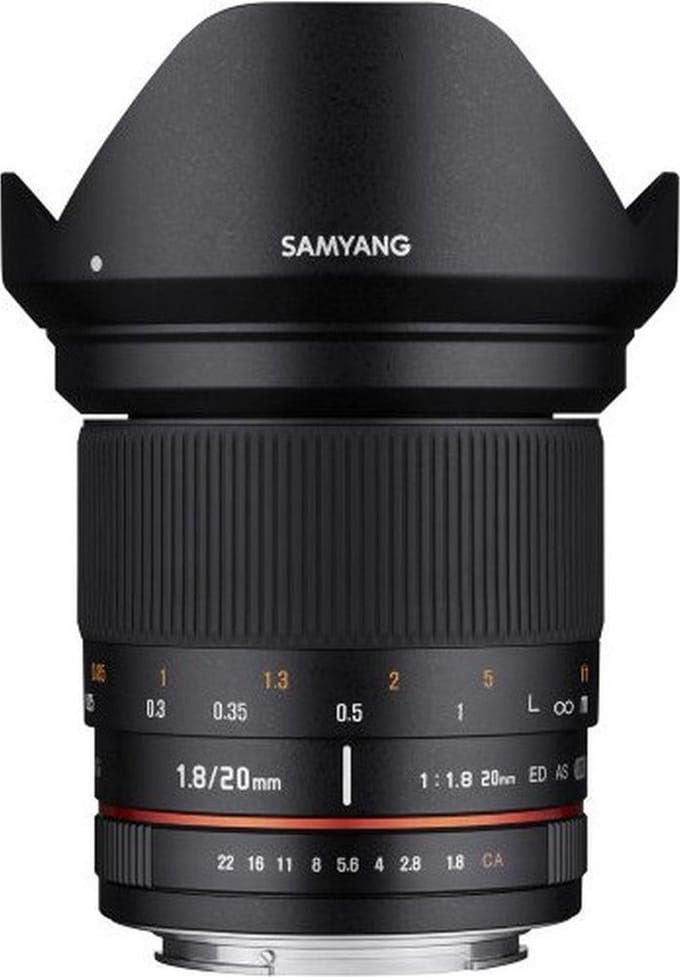 Samyang 20mm - F1.8 ED AS UMC - Fuji X