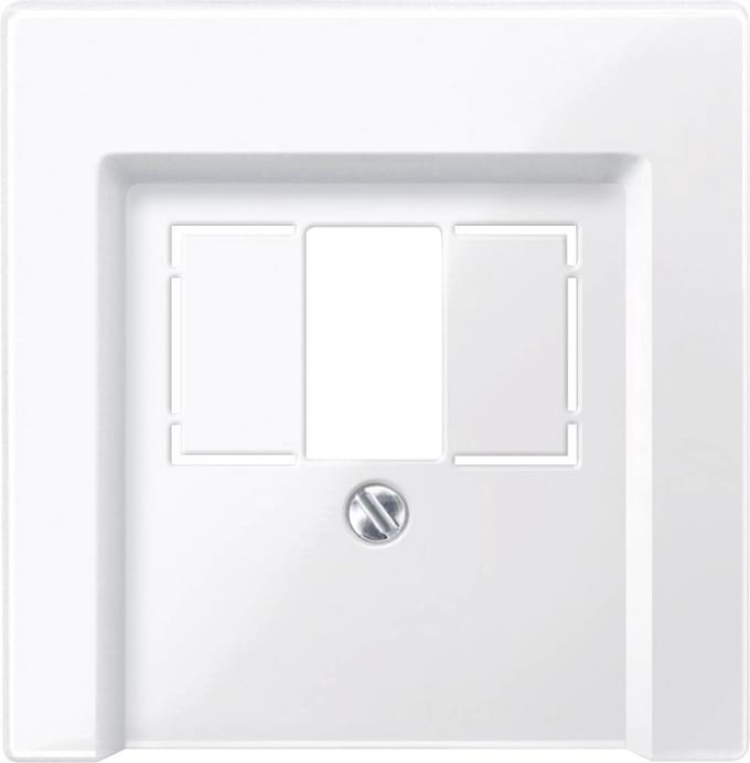Merten 296019 TAE-contactdoos Afdekking System M, 1-M, M-Smart, M-Plan, M-Creativ Polar-wit (glanzend)