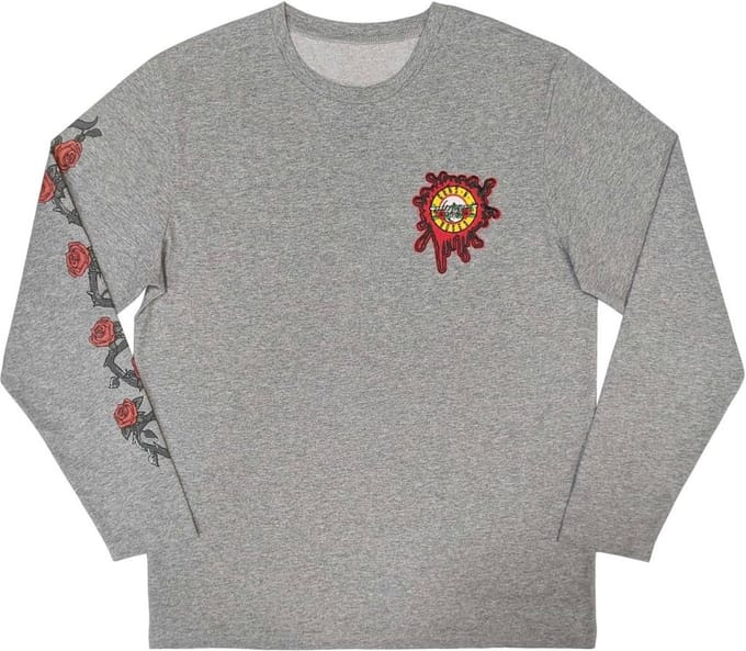 Guns N' Roses - Splatter Seal Longsleeve shirt - M - Grijs