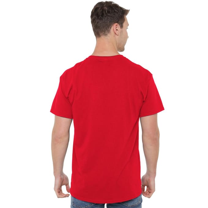 SpongeBob SquarePants Heren Glimlach Meneer Krabs Gezicht T-shirt M rood
