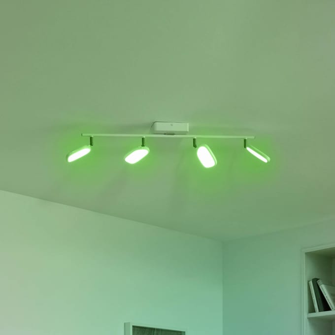 EGLO Palombare -c Opbouwspot - LED - 4 lichts - Wit