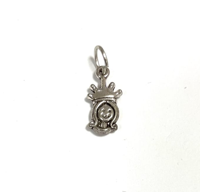Los hangertje - Prinses - Zilverkleurig - Sieraden maken