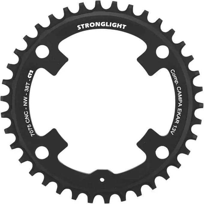 Tray gravel 4 branches Stronglight Campagnolo Ekar Ct2 38Dts Mono 13V.