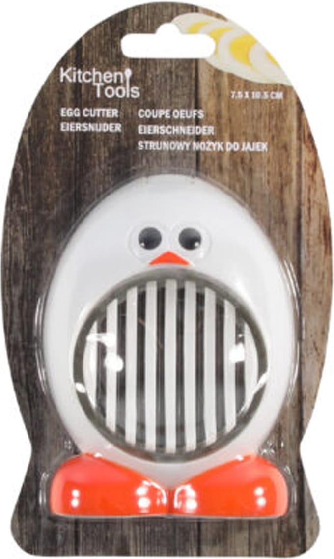 HiT Krajalnica - Eiersnijder - 11,5 cm - Roestvrij Staal - Ergonomisch